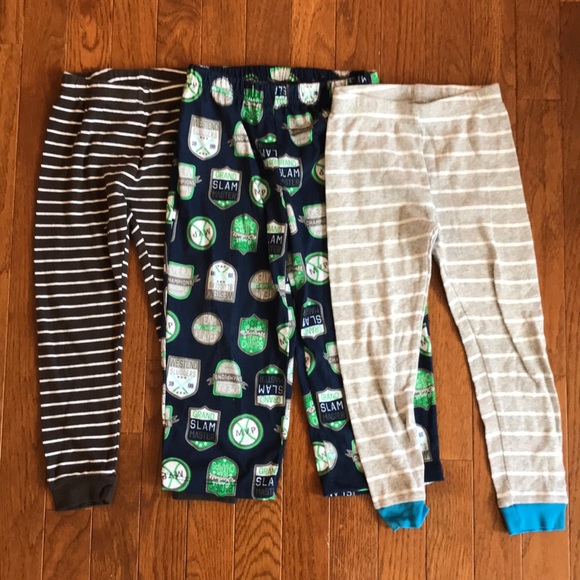 Bundle Of 3 Carter’s Pajama Pants Size 4-4T - Picture 1 of 10